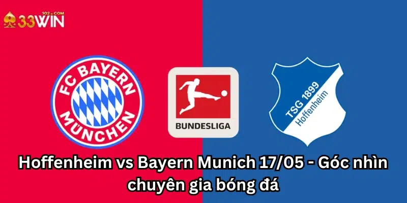 Hoffenheim vs Bayern Munich 17/05 - Góc nhìn chuyên gia bóng đá